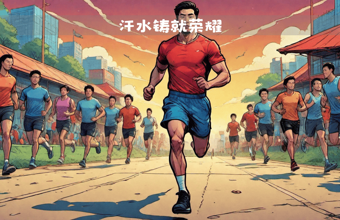 选手们在赛场上奋力拼搏，追逐荣耀的梦想